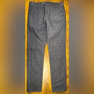 NWOT AG Adriano Goldschmied Charcoal Men's 32 The Marshall Slim Trousers Pants